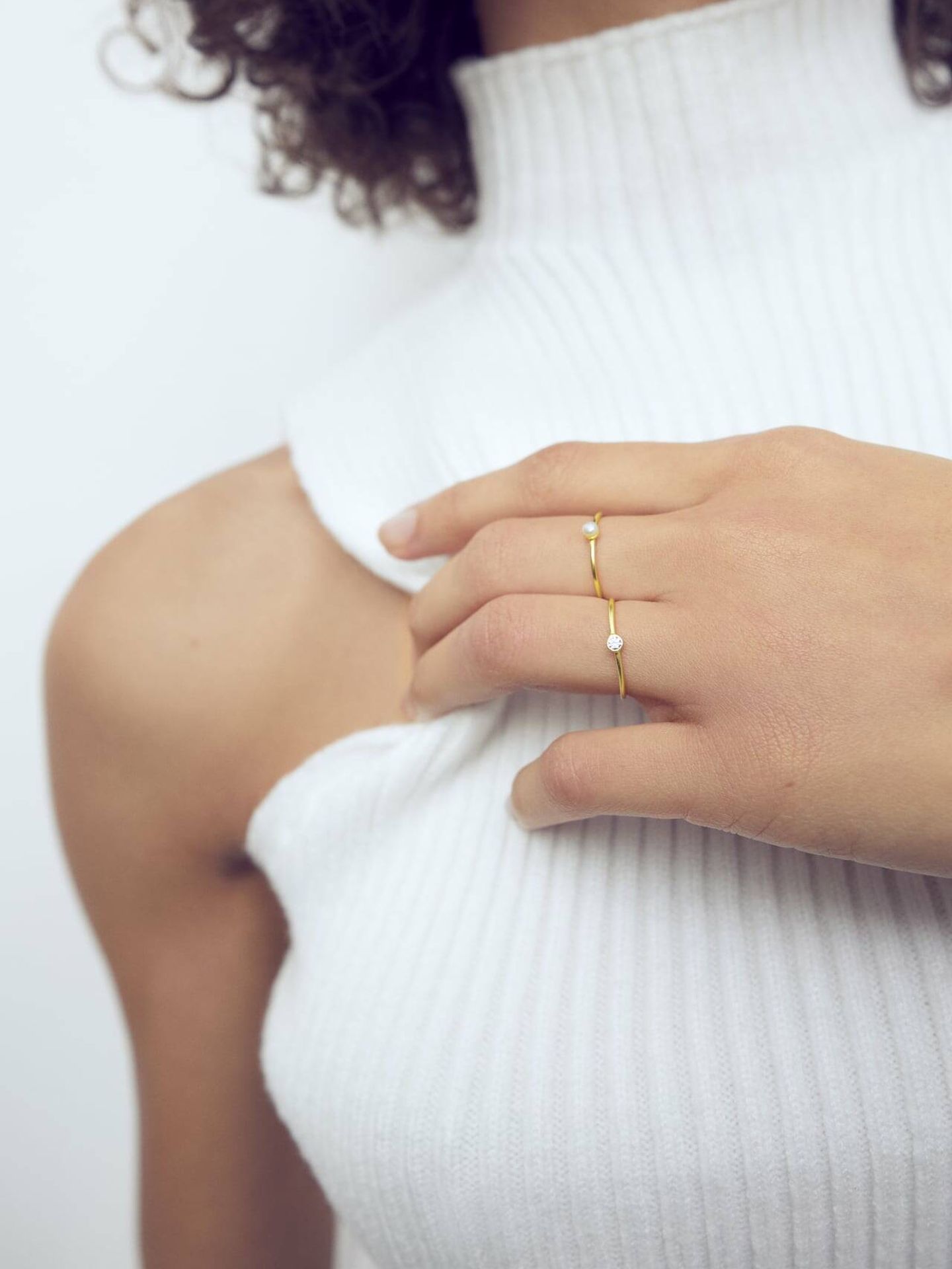 Colección de joyas minimal. (Zara/Cortesía)