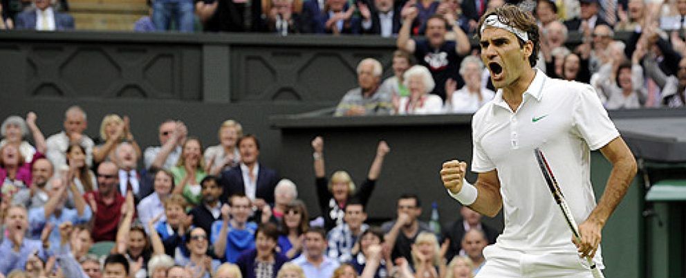 Foto: Federer derrota a Djokovic y accede a la final donde buscará recuperar su trono