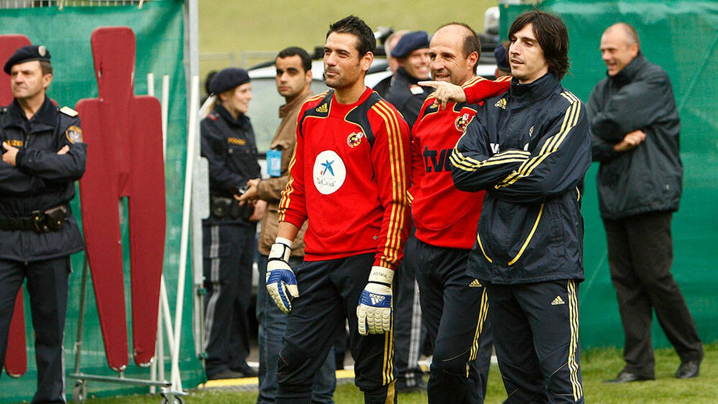 Javier Enríquez Romero junto a Andrés Palop y Ochotorena. (javierenriquezcoach.com) 