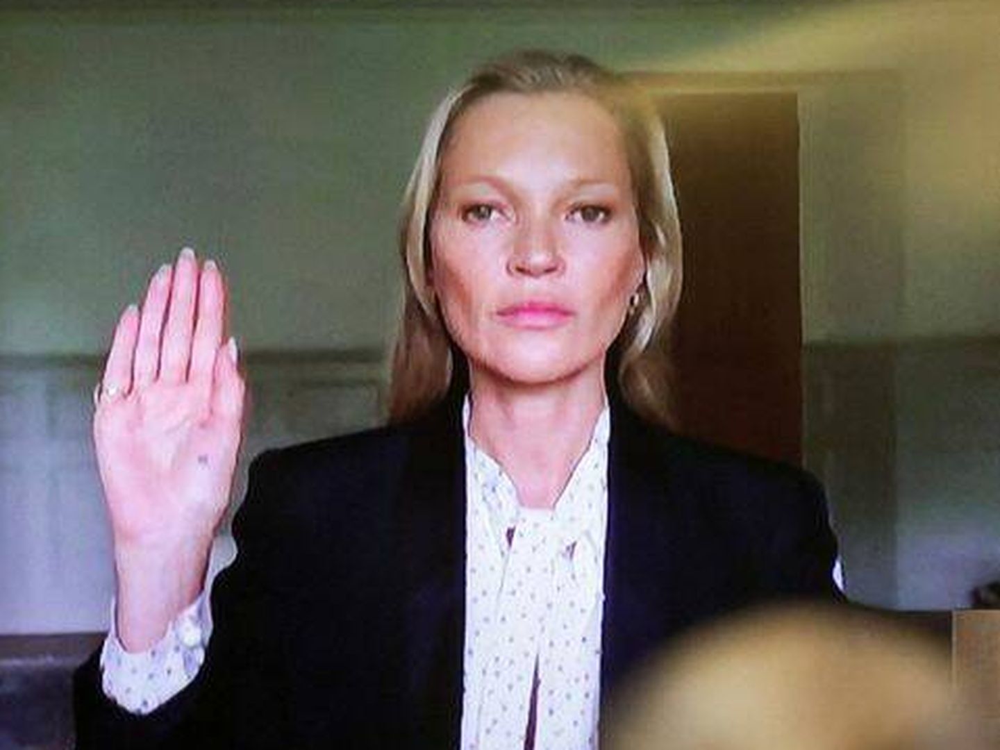  Kate Moss declara en el juicio. (Reuters)