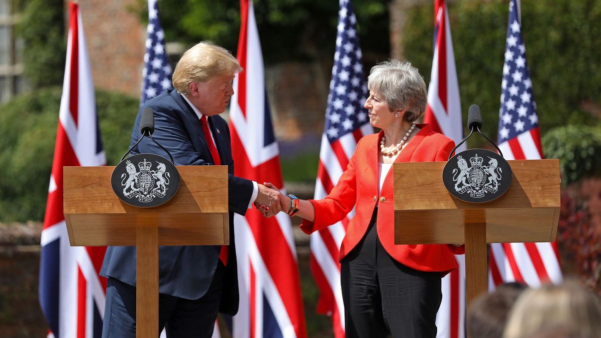 Trump, el euroescéptico: torpedea a May por sus concesiones al 'Brexit blando'