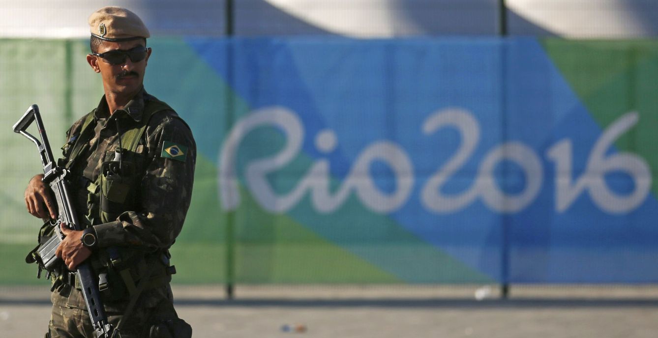 La ciudad olímpica está tomada por policías y militares (Reuters)
