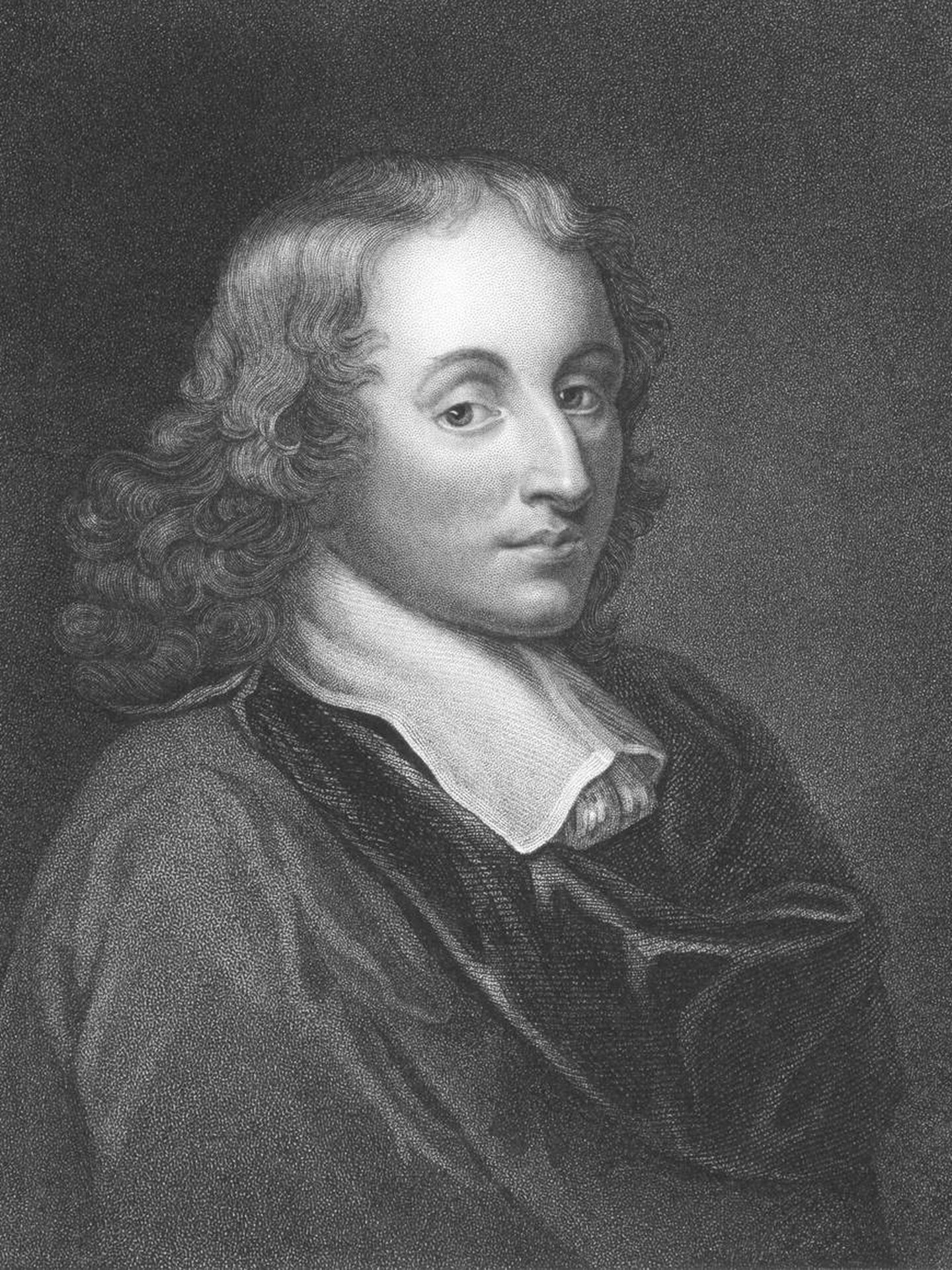 El matemático y físico Blaise Pascal en un dibujo. (iStock)