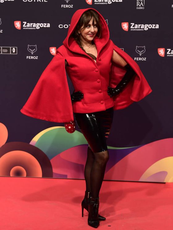 Yolanda Ramos en la alfombra roja de los Premios Feroz. (Limited Pictures/JG)