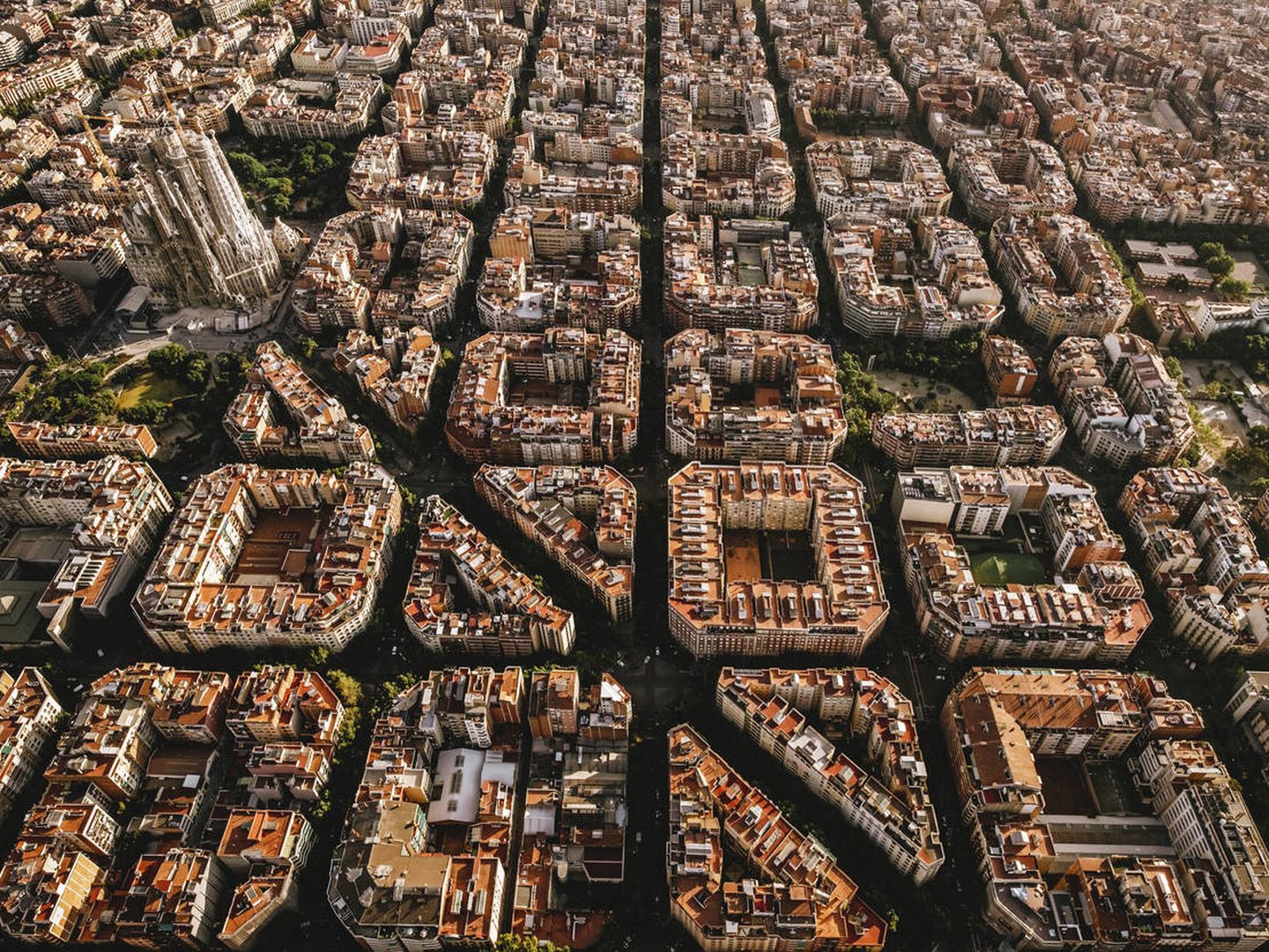 Vista aérea de Barcelona. (iStock)