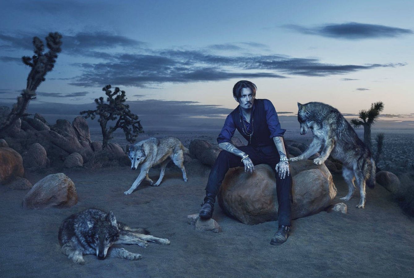 Johnny, el macho alfa de la manada de lobos solitarios. (Foto: Simon Davidson para Parfums CHRISTIAN Dior)