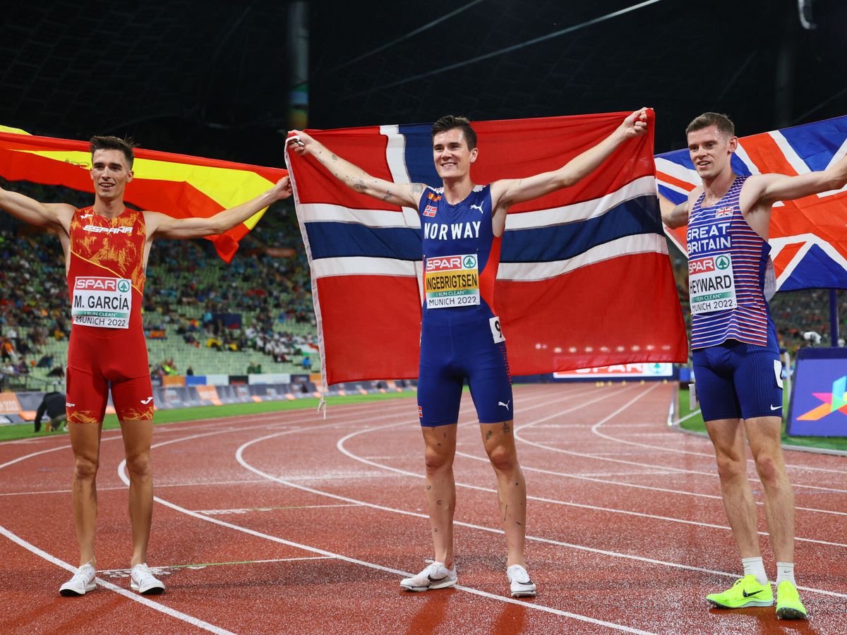 Foto: Mario García logró la medalla de bronce. (Reuters/Wolfgang Rattay)
