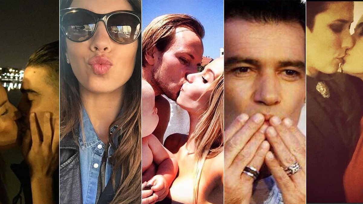 Instagram - Los famosos celebran el Día Internacional del beso