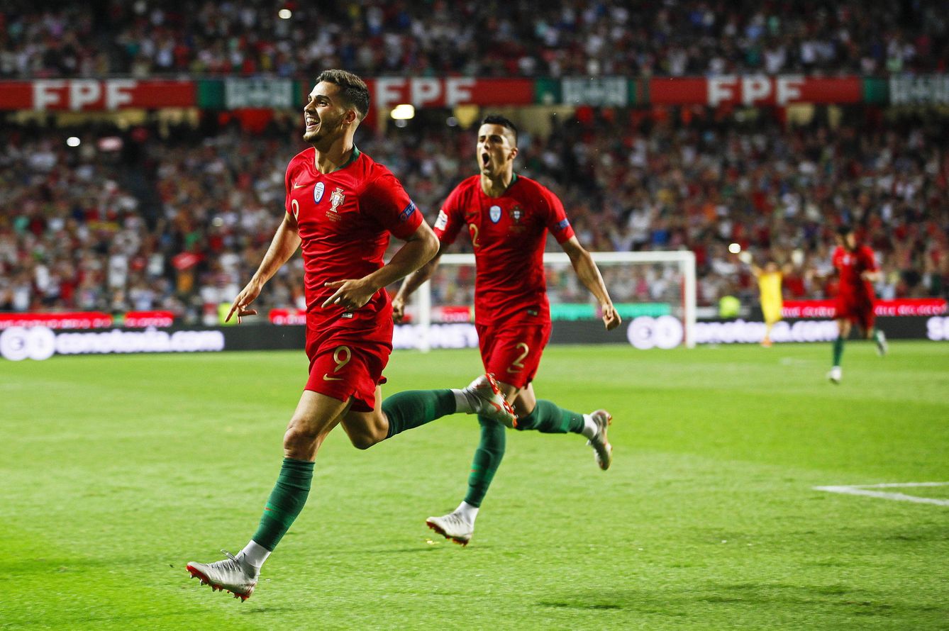 En sus cinco últimos partidos con Portugal, André Silva ha marcado tres goles. (EFE)