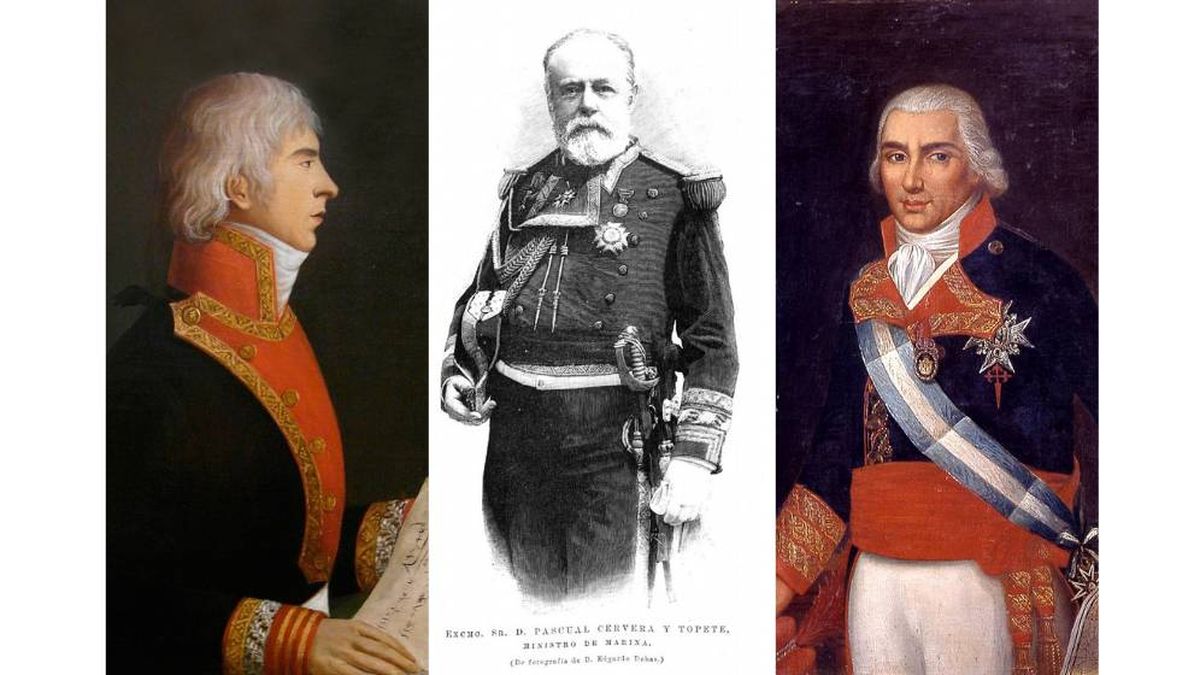 Los almirantes que pierden su calle en Palma por "franquistas": lucharon en Trafalgar y Cuba