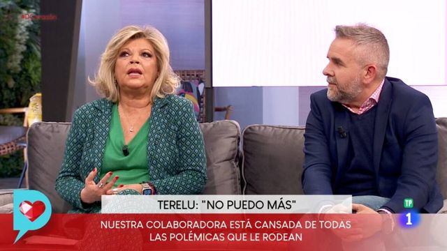 Terelu Campos junto a Jorge Borrajo en 'D Corazón'. (RTVE)