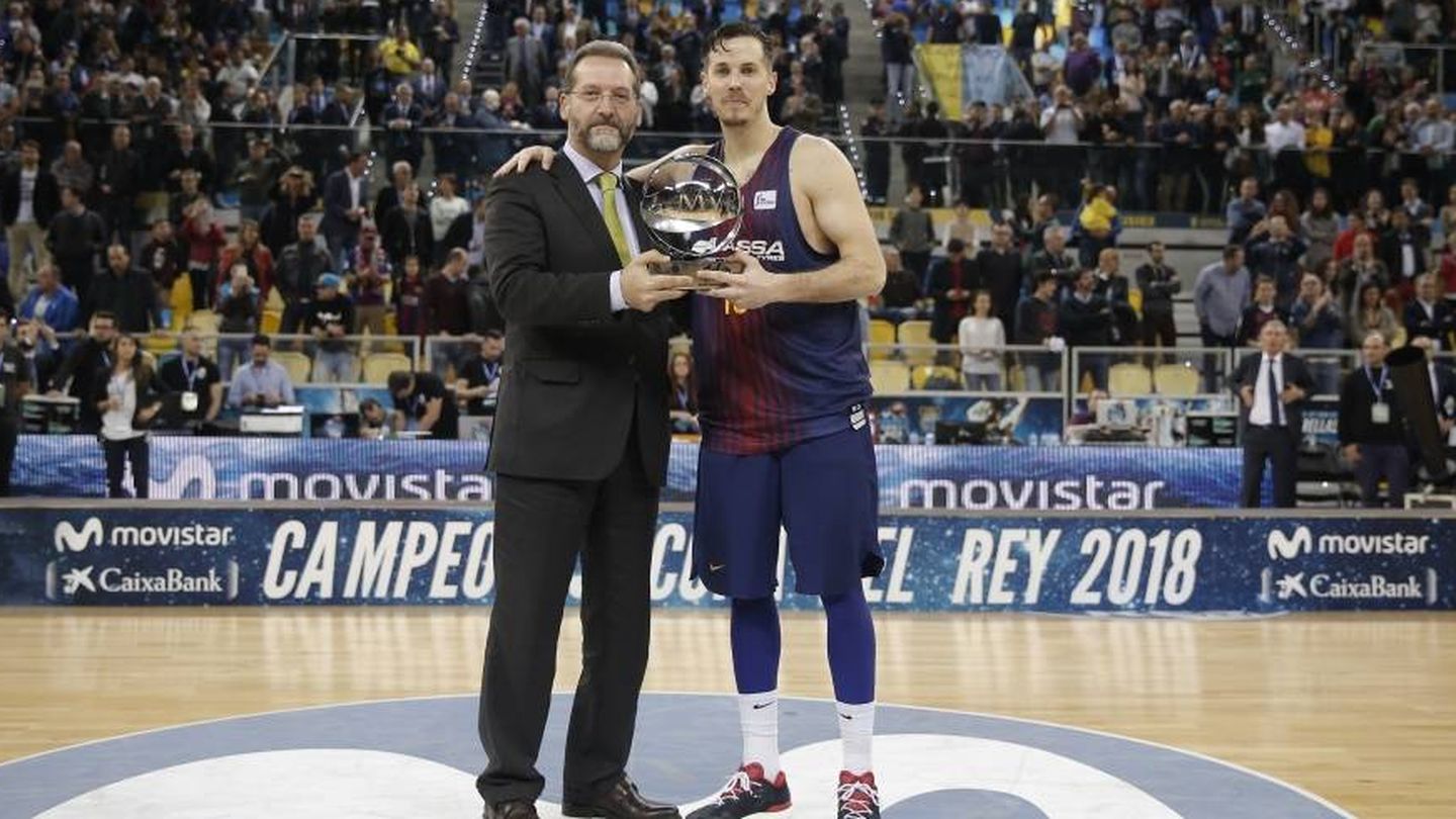 Thomas Heurtel fue elegido 'MVP' de la Copa del Rey. (ACB Photo)