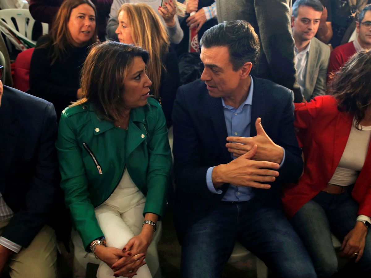 Foto: Susana Díaz y Pedro Sánchez. (Reuters)
