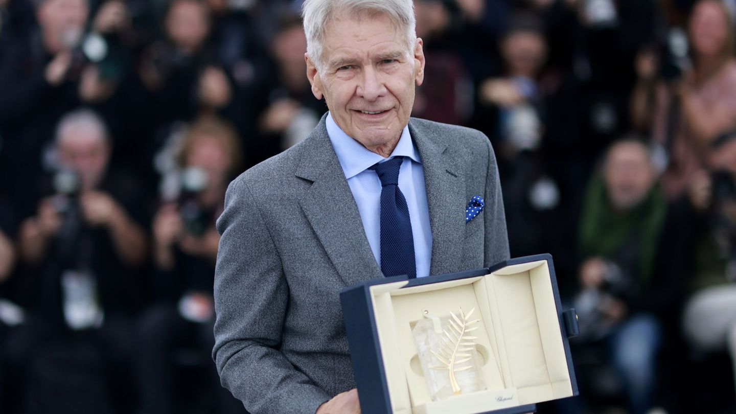 El actor Harrison Ford, en el Festival de Cannes. (EFE/EPA/Guillaume Horcajuelo)