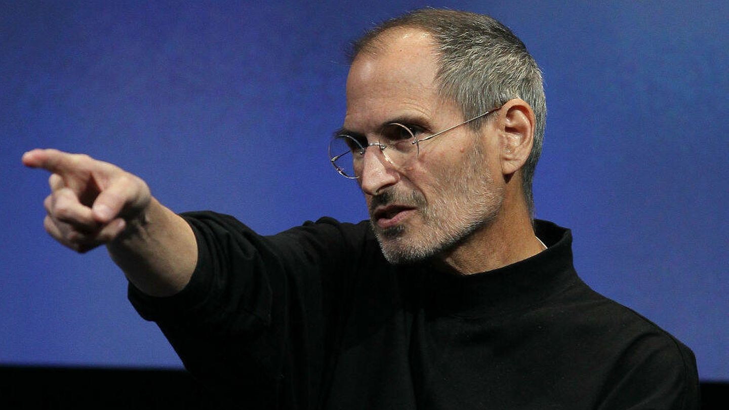 Steve Jobs, en una de las presentaciones de Apple en 2010. (Getty Images)