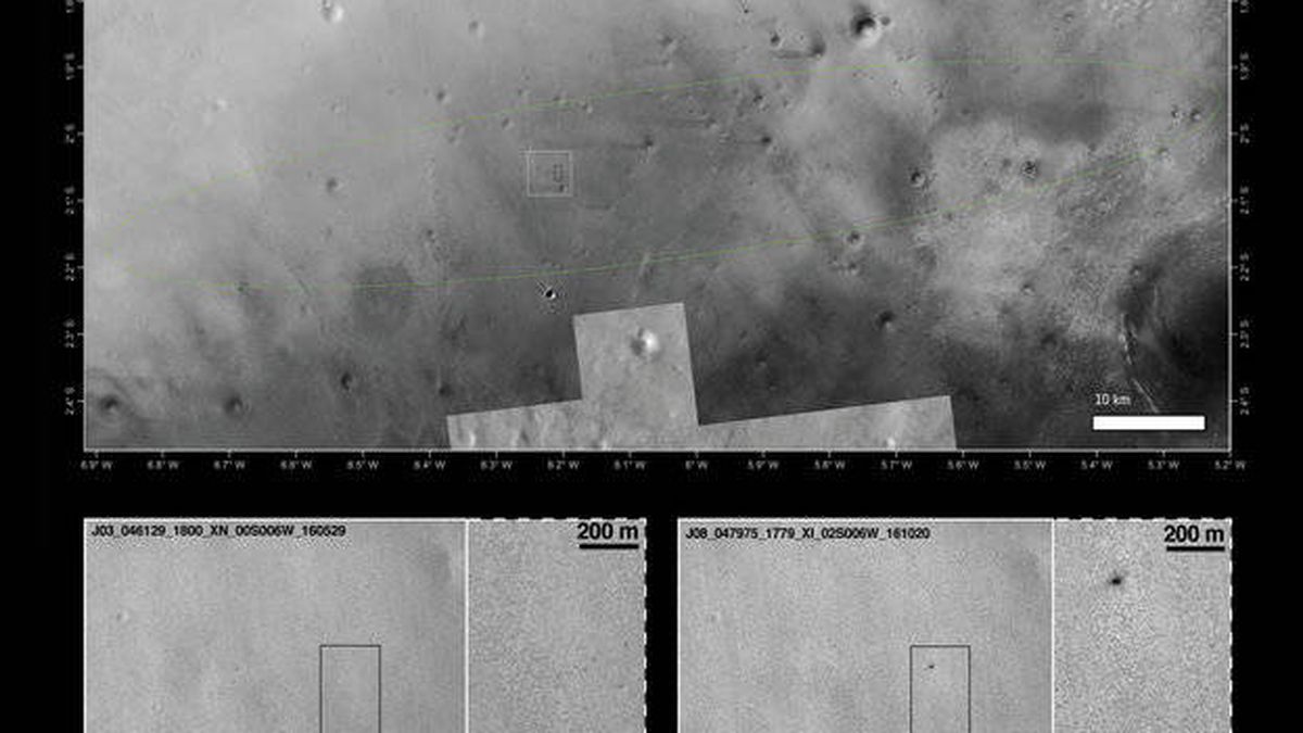 RIP Schiaparelli: nuevas imágenes confirman que se estrelló contra Marte