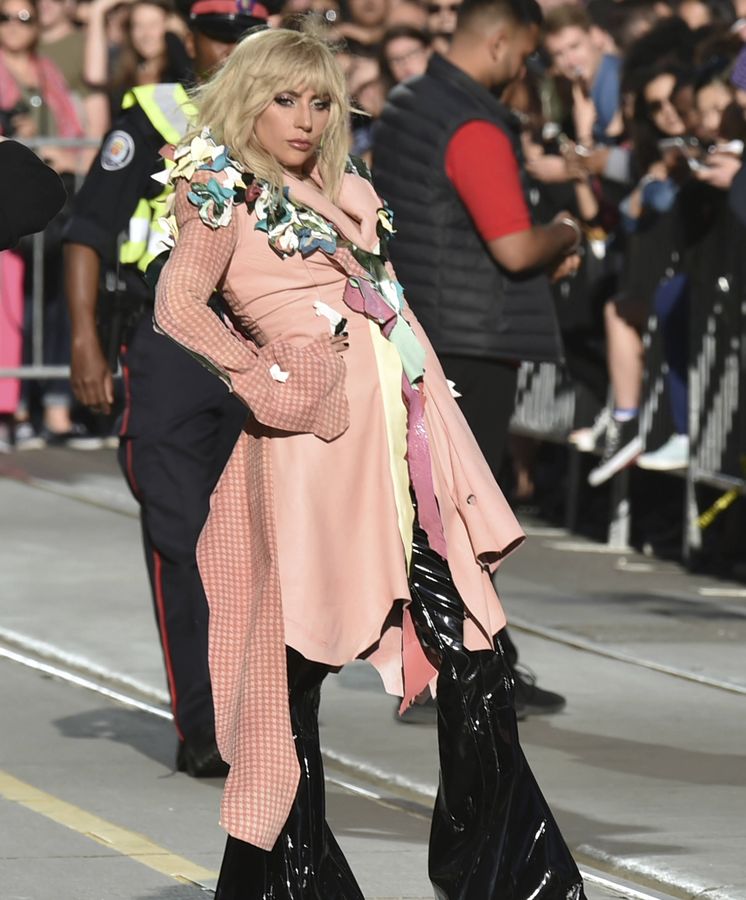 Foto: Lady Gaga durante la presentación de su documental en Toronto. (Gtres)