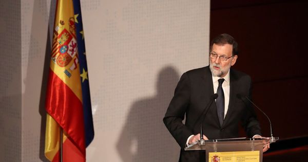 Foto: El presidente del Gobierno, Mariano Rajoy, durante su intervención. (EFE)