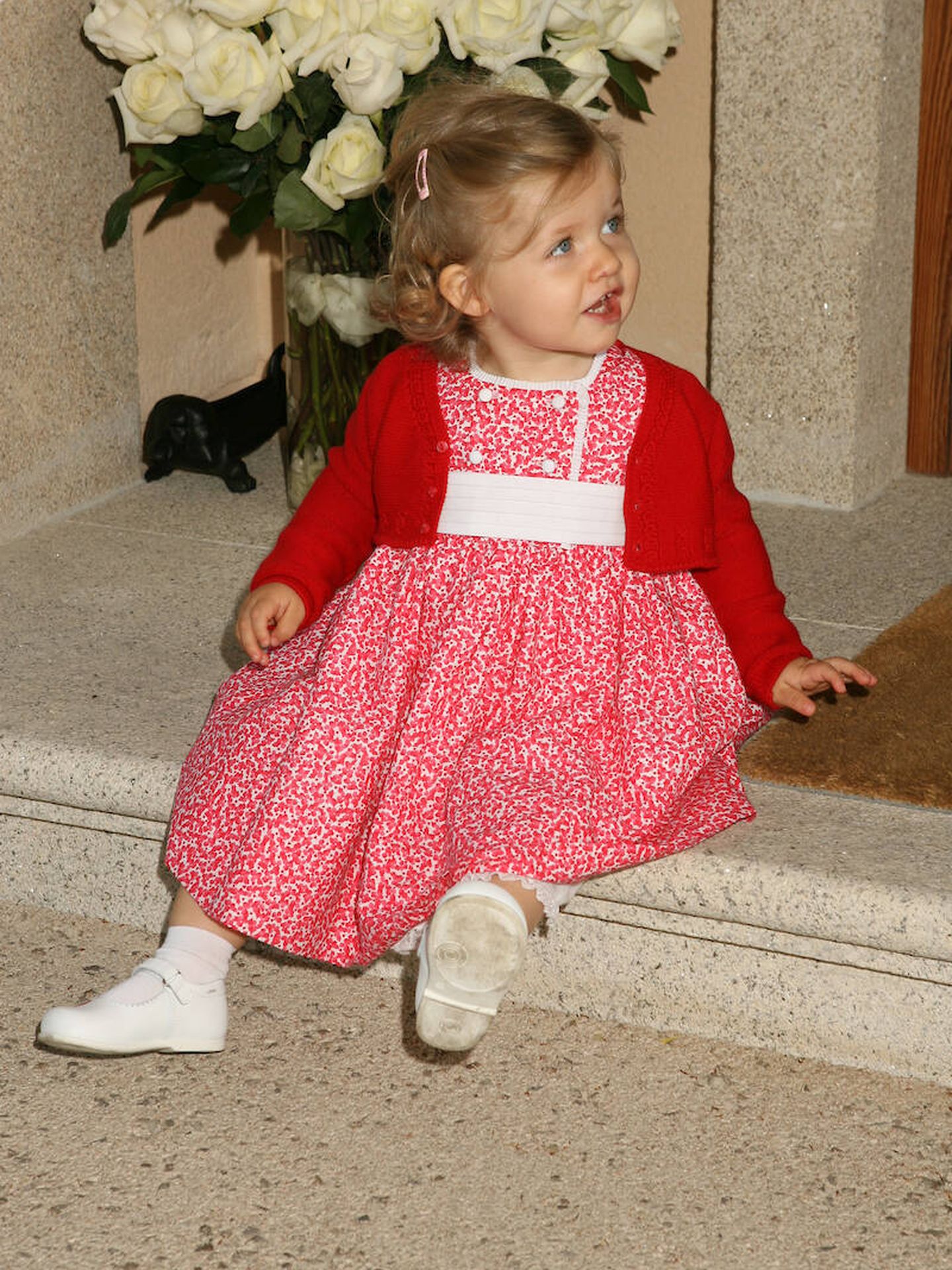 La princesa Leonor, en 2007, tras el nacimiento de Sofía. (Casa de S. M. el Rey)