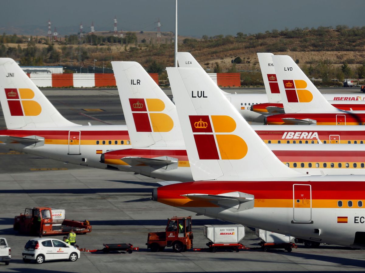 Foto: Aviones de Iberia. (Reuters)