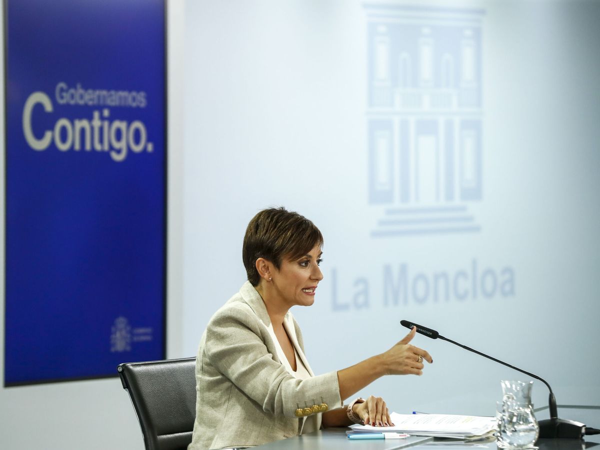 Foto: La ministra portavoz, Isabel Rodríguez. (EFE/Javier Lizón)