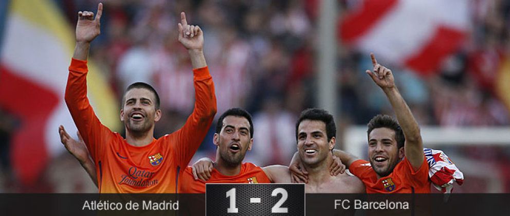 Foto: El Barcelona celebra el título sin un Messi lesionado y busca los 100 puntos en Liga