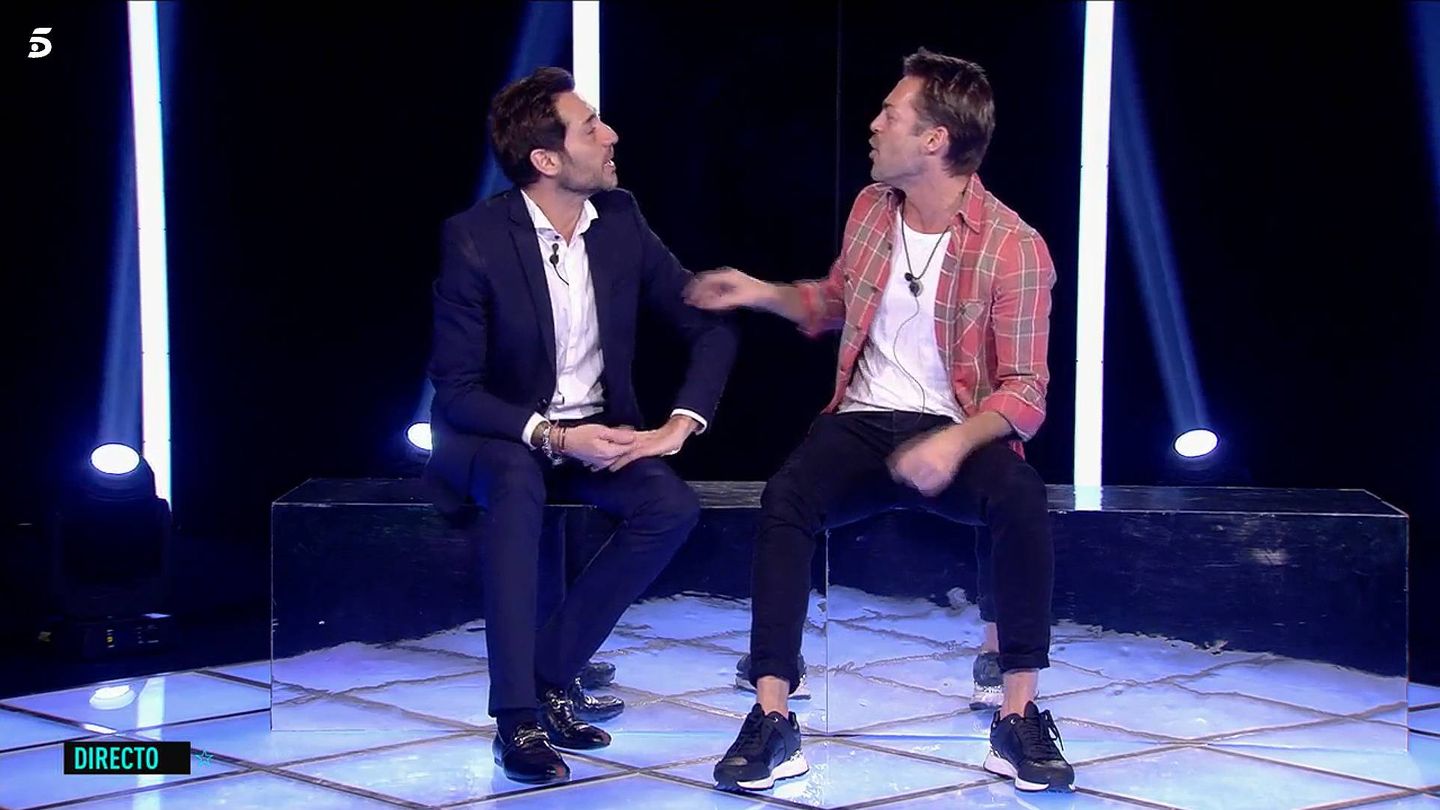 Antonio David Flores y Hugo Castejón, en 'GH VIP 7'. (Telecinco)