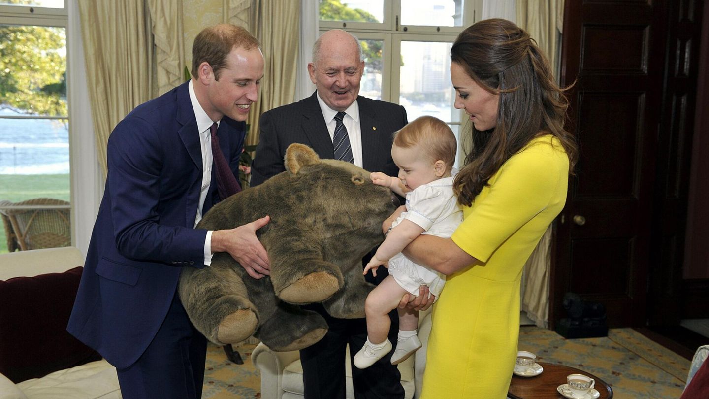 Los duques de Cambridge, en aquel viaje de 2014. (Reuters)