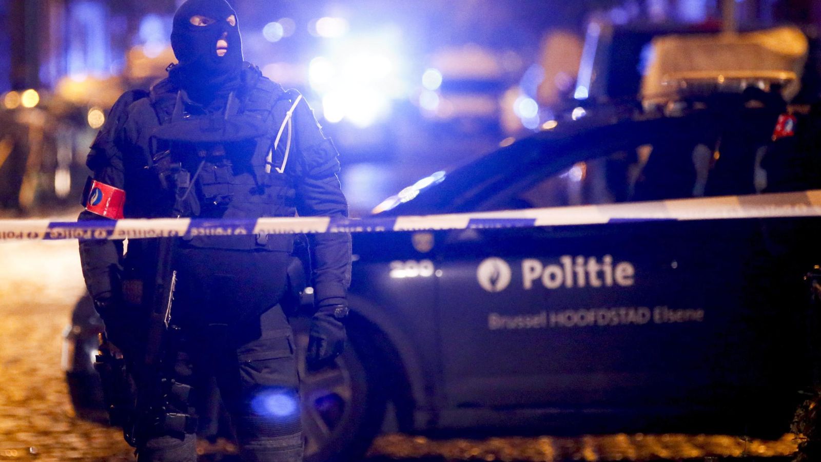 Foto: Operativo de la Policía belga para detener a Salah Abdeslam. (Reuters)