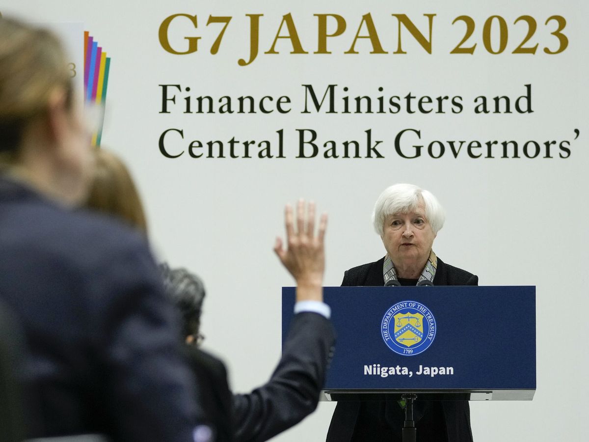 Foto: La secretaria del Tesoro estadounidense, Janet Yellen. (EFE/Kimimasa Mayama)