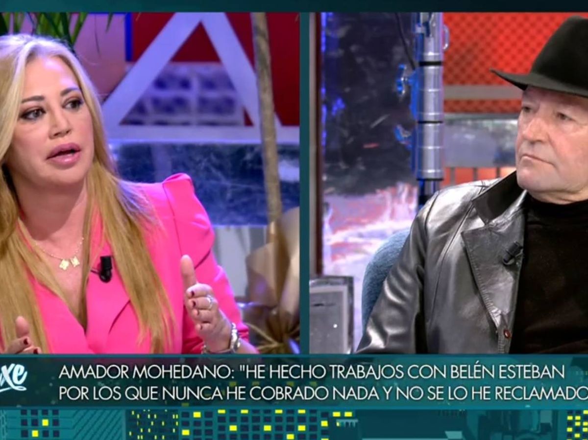 Foto: Belén Esteban y Amador Mohedano. (Telecinco).