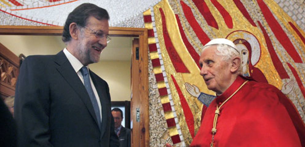 Foto: El Papa y Rajoy hablan sobre economía y de trabajar para una sociedad mejor