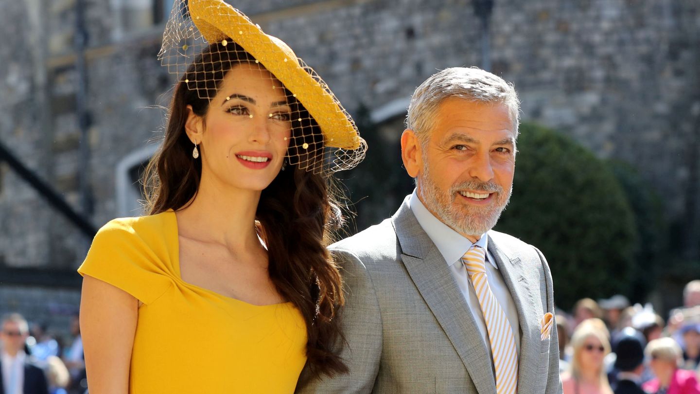 George Clooney y Amal en una imagen de archivo. (Reuters)