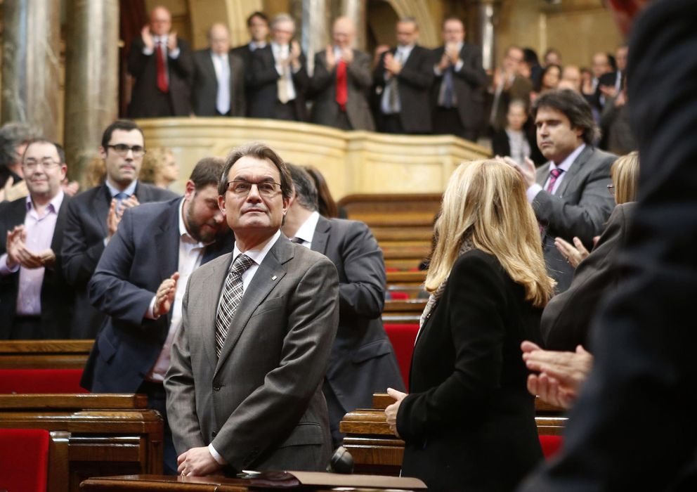 Foto: Artur Mas tras la votación en el Parlamento (Reuters)