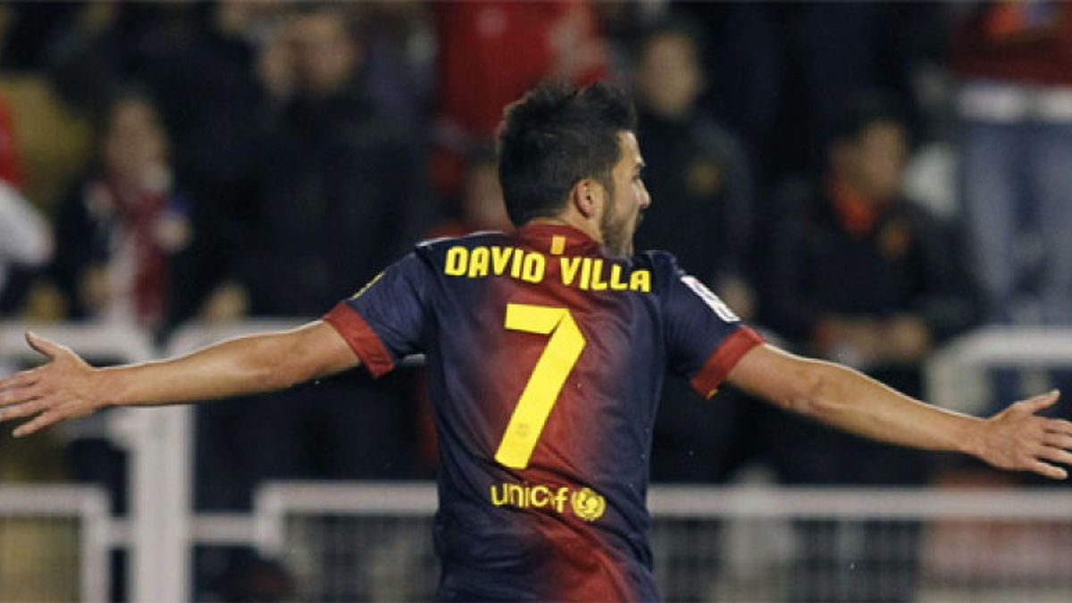 Villa ha quedado para ser titular de la Copa