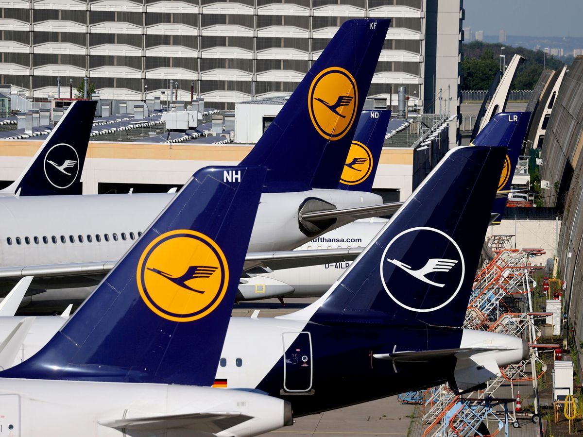 Foto: Logo de Lufthansa. (EFE)