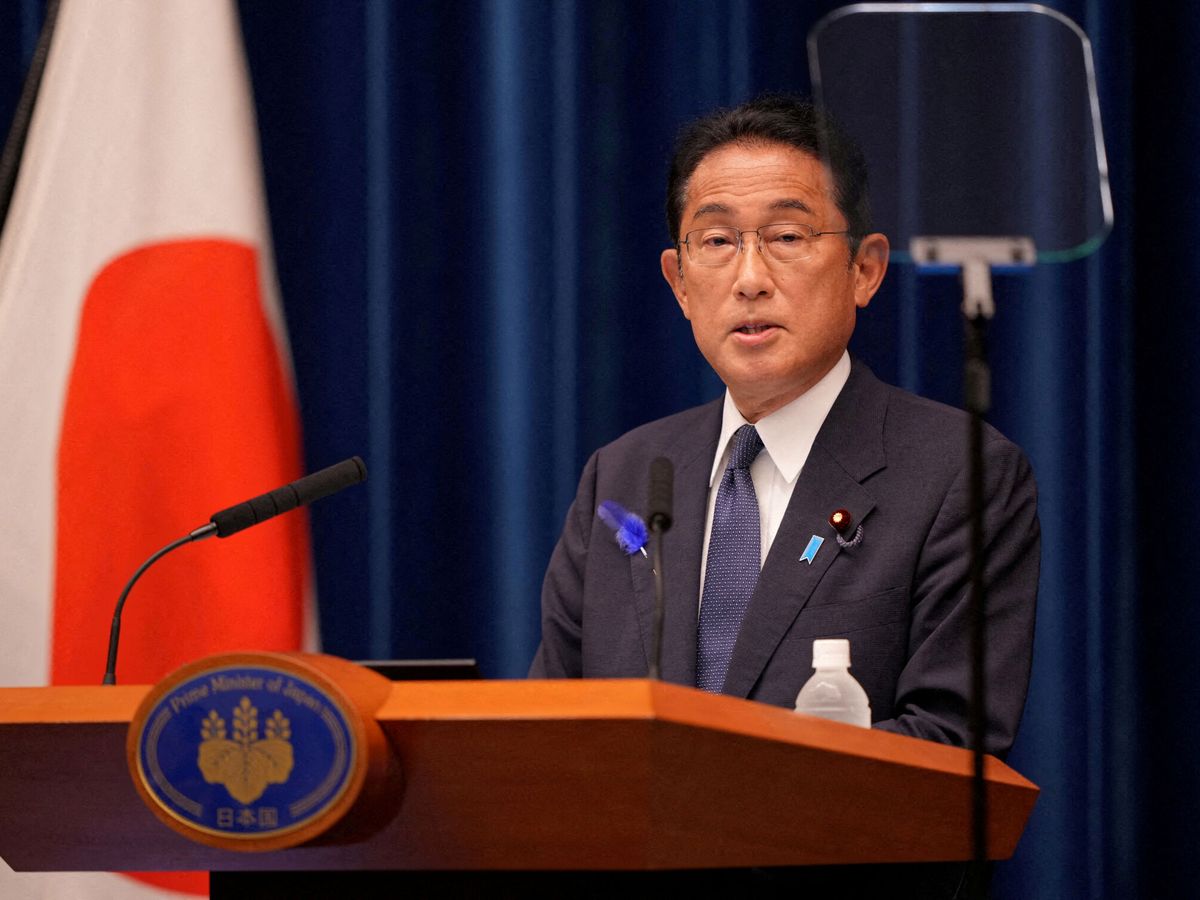 Foto: El Primer Ministro japonés, Fumio Kishida. (REUTERS/Xinhua Zhang Xiaoyu)