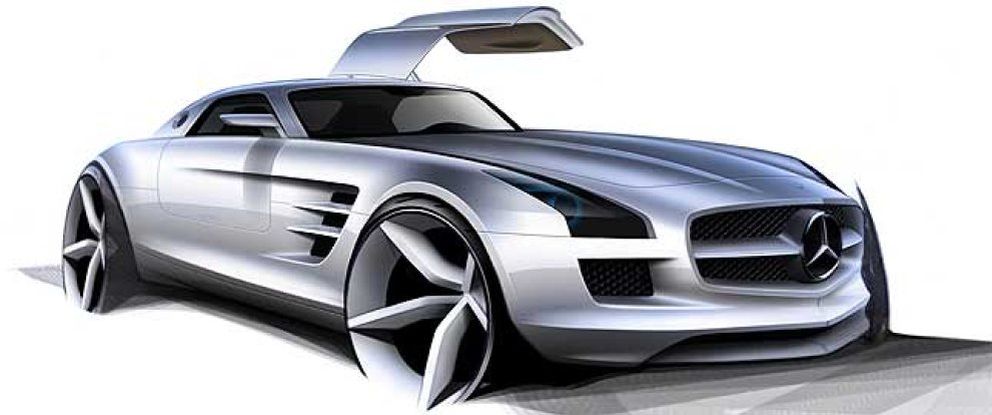 Foto: Mercedes SLS con estética aeronáutica