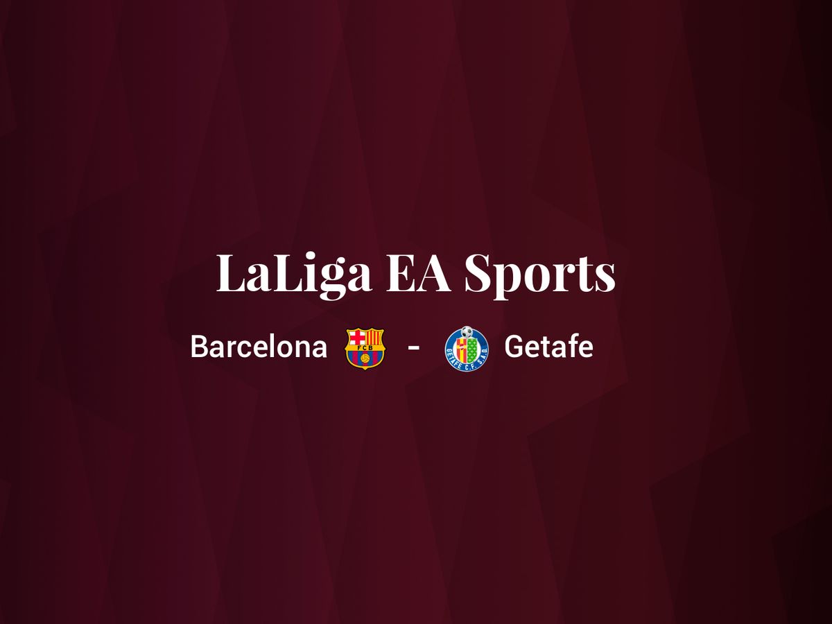 Foto: Resultados Barcelona - Getafe de LaLiga EA Sports (C.C./Diseño EC)