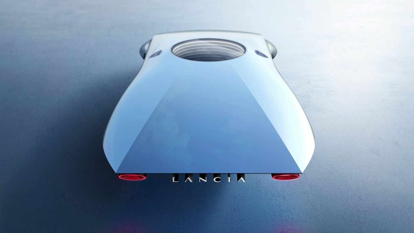 La parte trasera de los futuros Lancia copiará las ópticas traseras del Stratos: circulares y grandes.