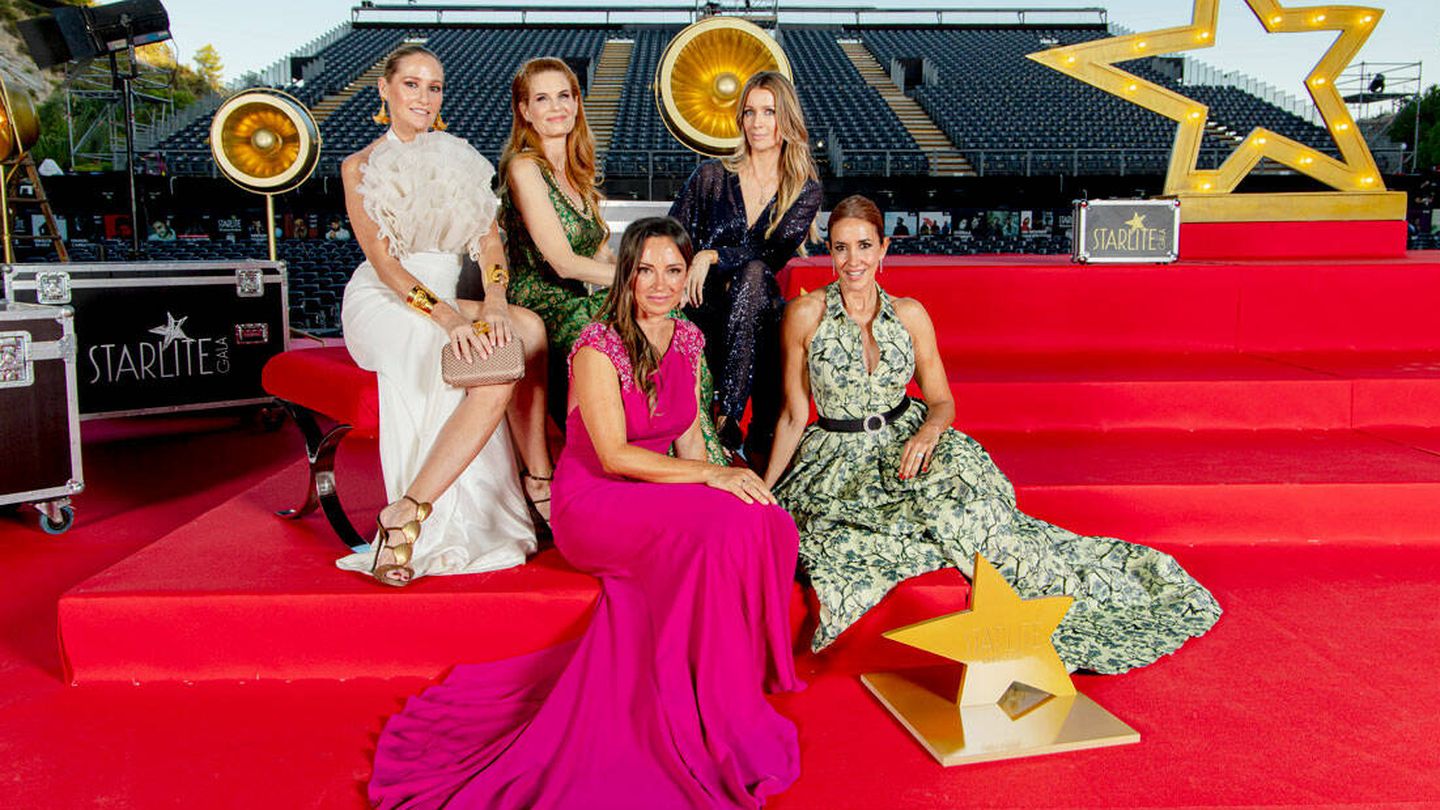 Fiona Ferrer, Olivia de Borbón, Bárbara Kimpel, Sonia González y Elsa Anka. (Foto: Starlite)
