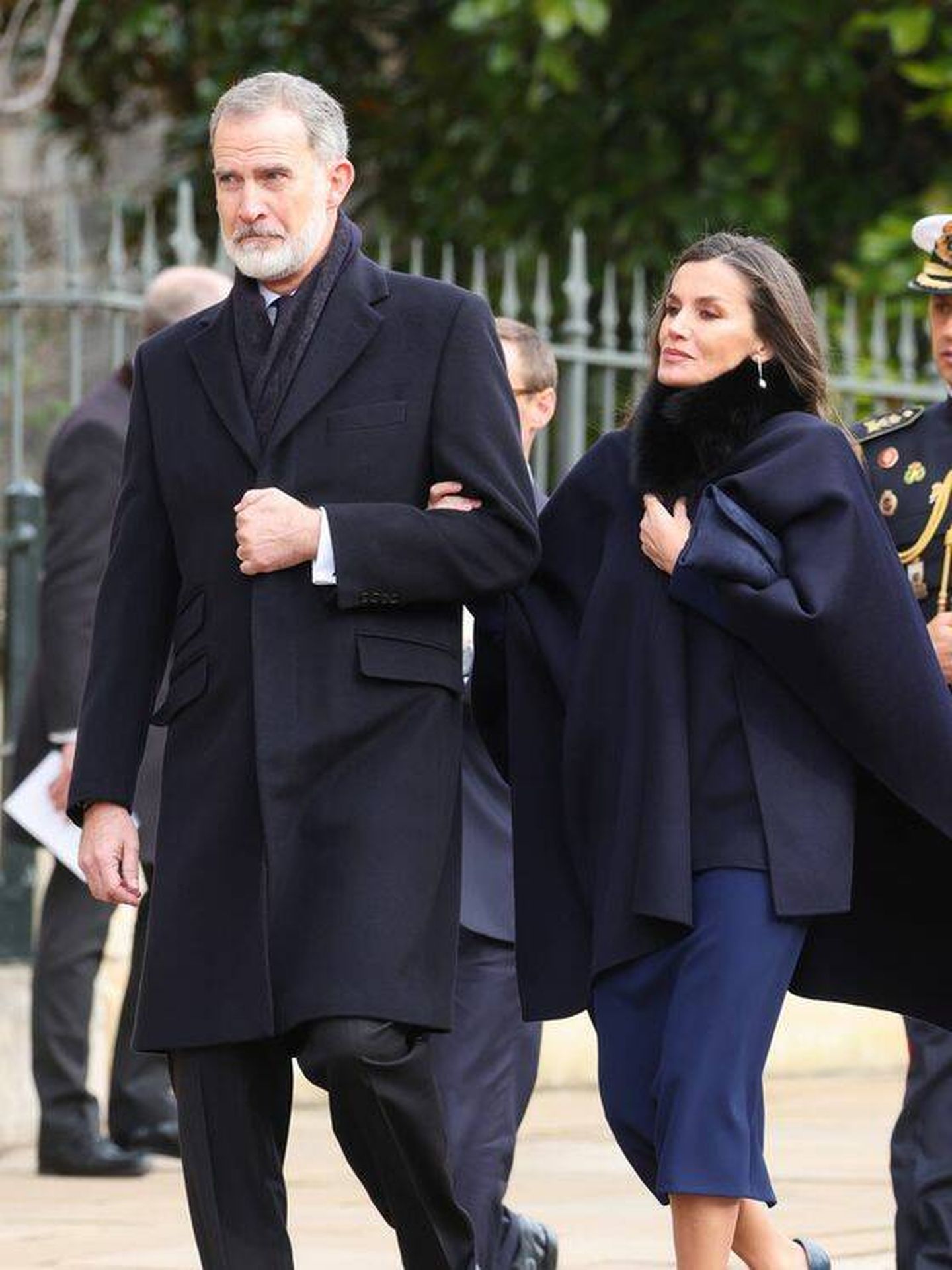  El rey Felipe y la reina Letizia, en Windsor. (Getty)
