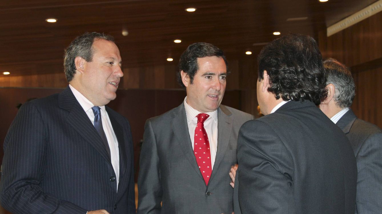 Foto: Jesús Terciado con Antonio Garamendi, en 2011. (EFE)