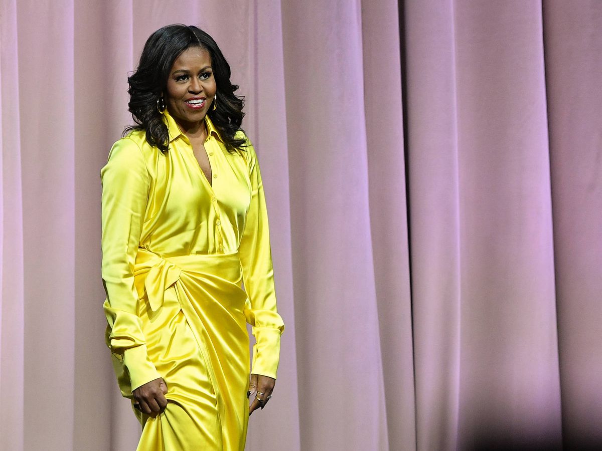 Foto: Michelle Obama, en un acto promocional. (Getty)