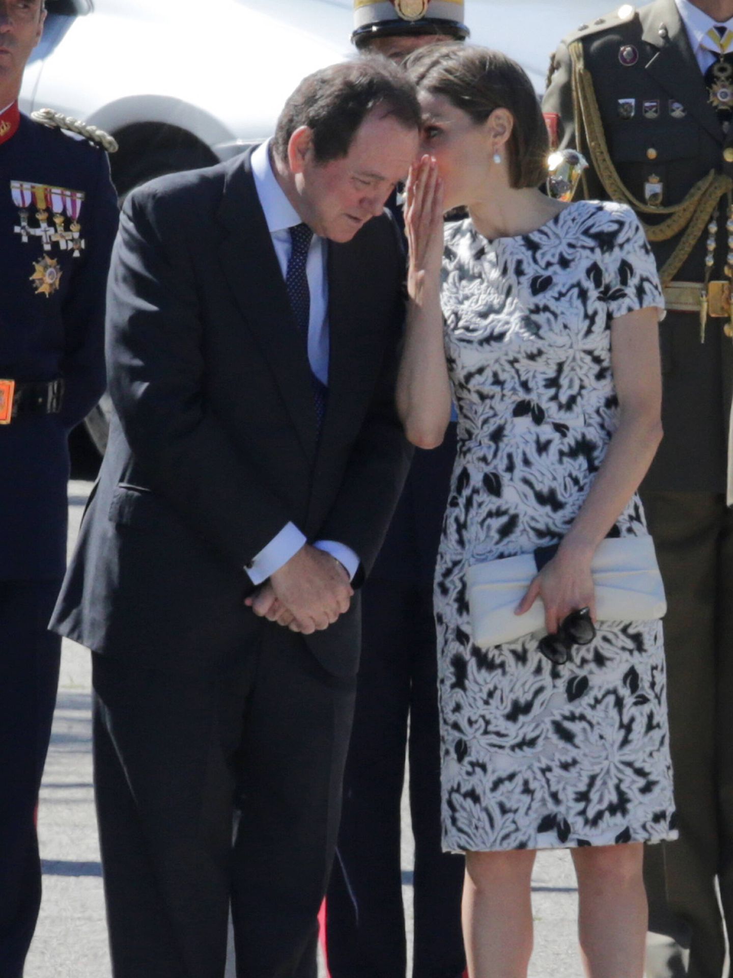 La reina Letizia y Jaime Alfonsín, en 2015. (Gtres/Chema Clares)