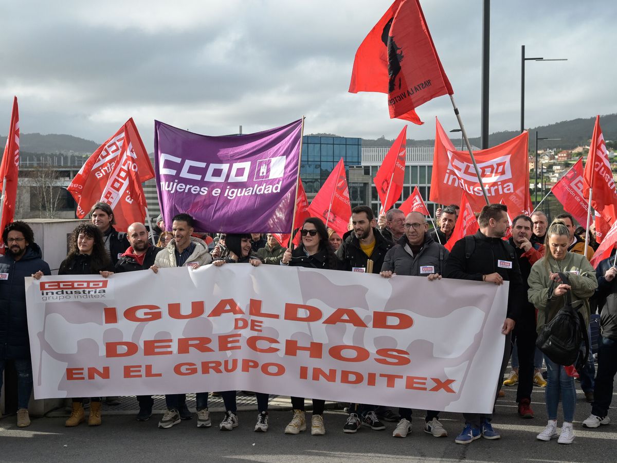 Foto: Protesta convocada por CCOO en noviembre de 2023. (Europa Press/M. Dylan)