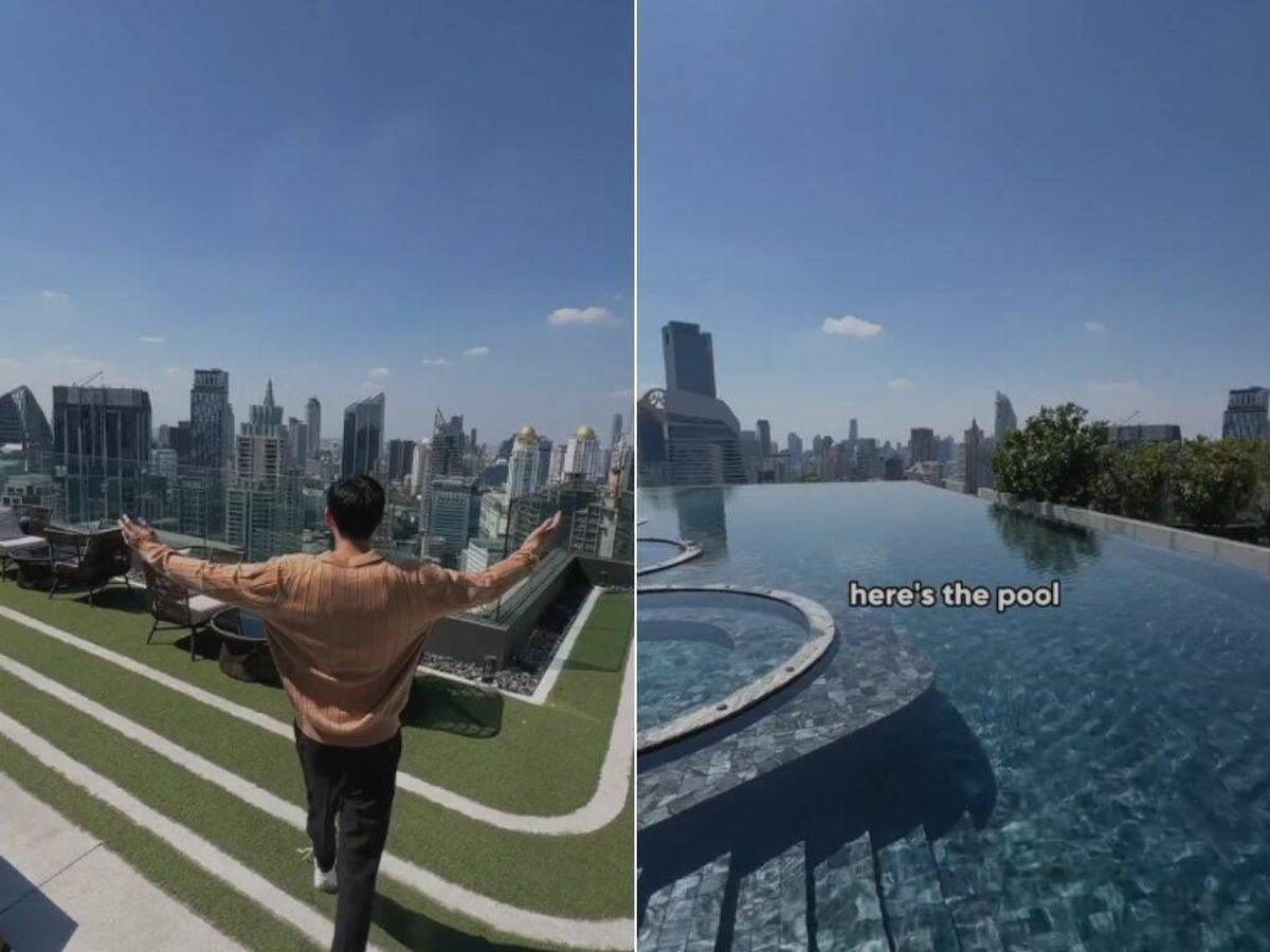 Foto: Un ‘youtuber’ enseña la casa con piscina infinita en la que vive en Tailandia por 700 euros al mes (Instagram/@/immikeyu)