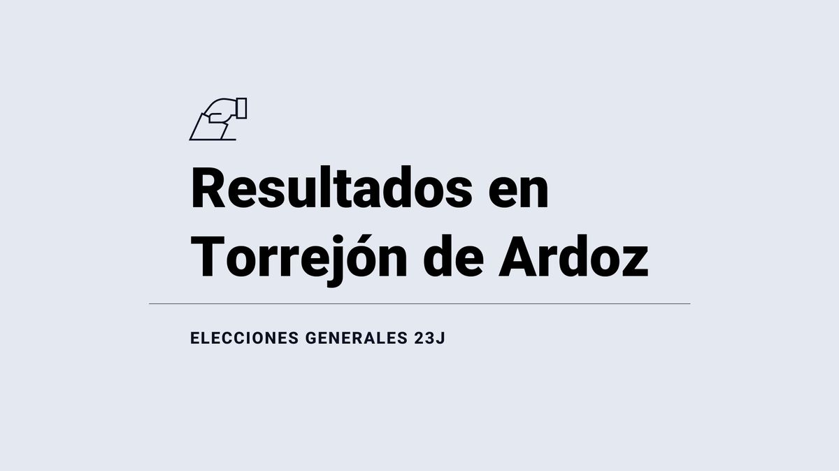 Resultados, votos y escaños en directo en Torrejón de Ardoz de las elecciones del 23 de julio: escrutinio y ganador