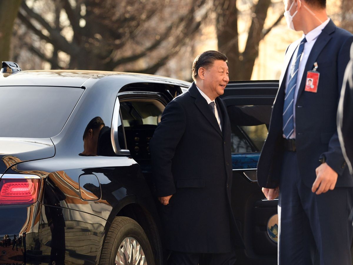 Foto: Xi Jinping, a su llegada al Kremlin. (EFE/Alexey Mayshev)
