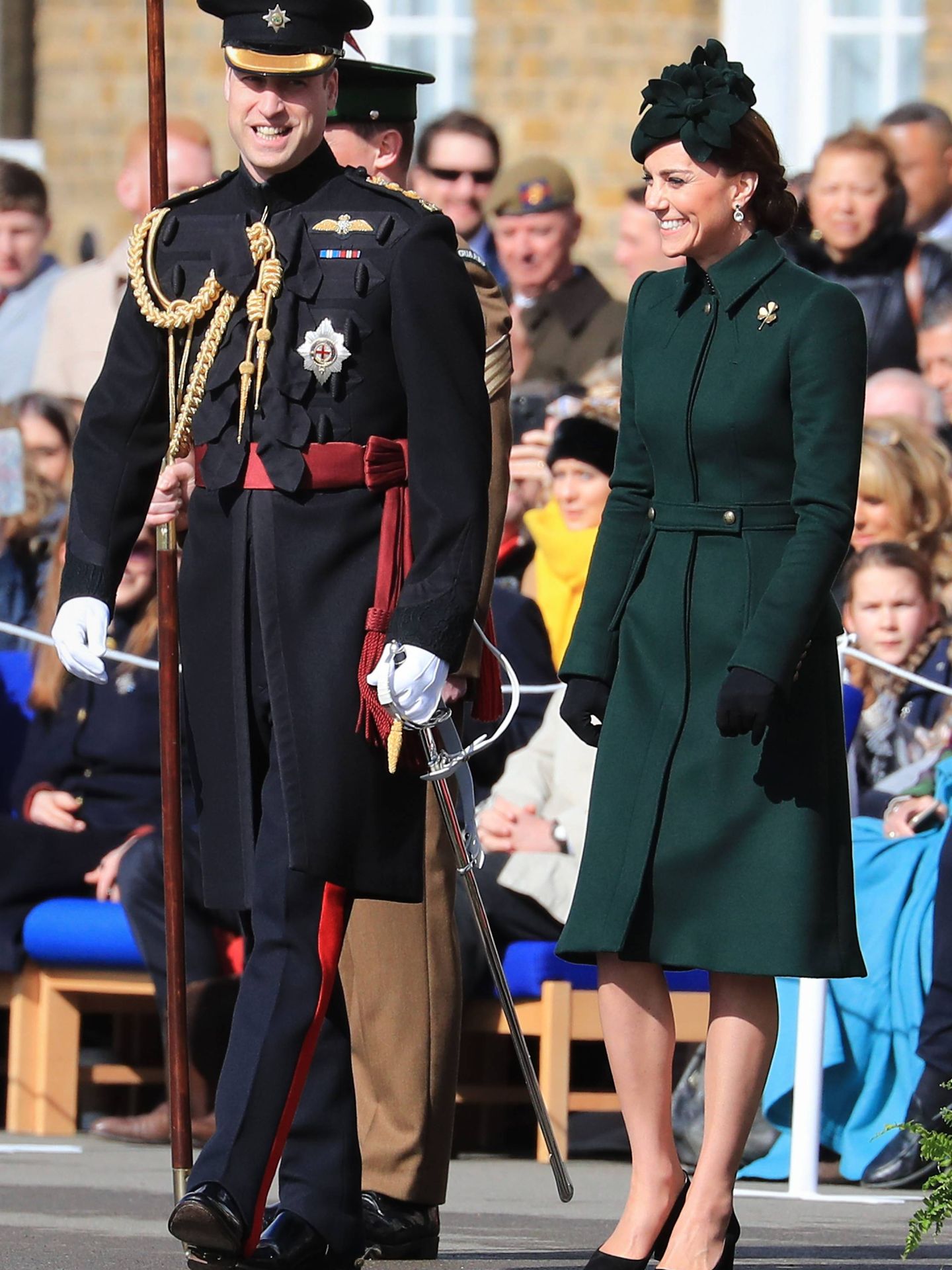 Kate y Guillermo de Inglaterra en el Día de San Patricio. (Cordon Press)